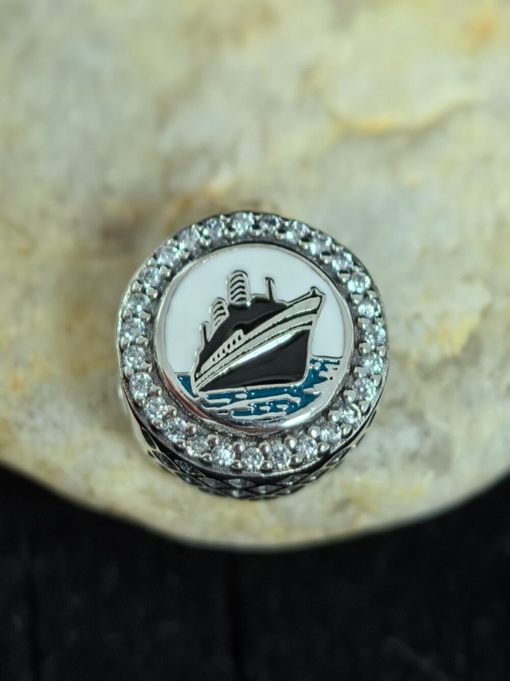 Pandora Alaska Engraved Cruise Ship Dangling Charm, S925 Silver Jewelry (Women)